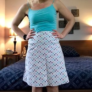 Multi-colored polka-dot Skirt